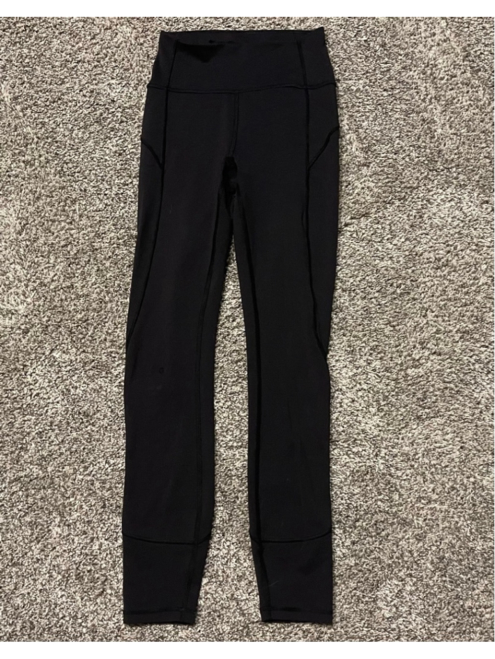 Lululemon Women’s In Movement 7/8 Tight, Everlux, Size 2, 25” Inseam, Black